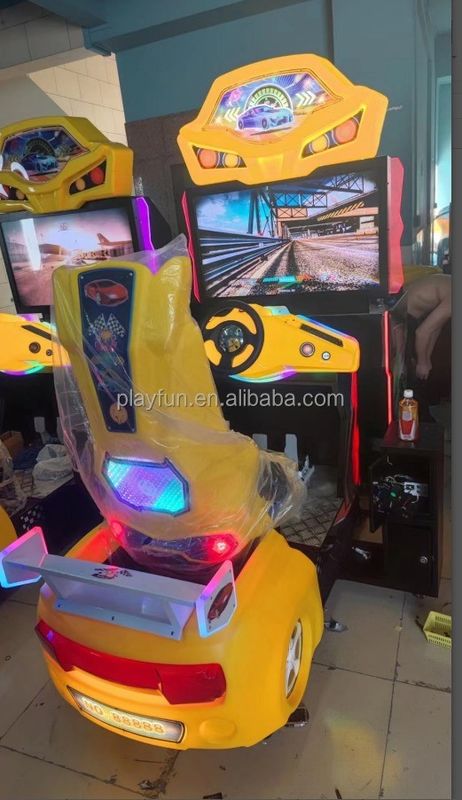 PlayFun Indoor Coin Operation Simulation Driving Car Motion Split  Second   Driver Racing Car Arcade Game Machine