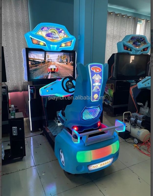 PlayFun Indoor Coin Operation Simulation Driving Car Motion Split  Second   Driver Racing Car Arcade Game Machine