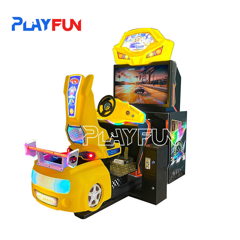 PlayFun Indoor Coin Operation Simulation Driving Car Motion Split  Second   Driver Racing Car Arcade Game Machine