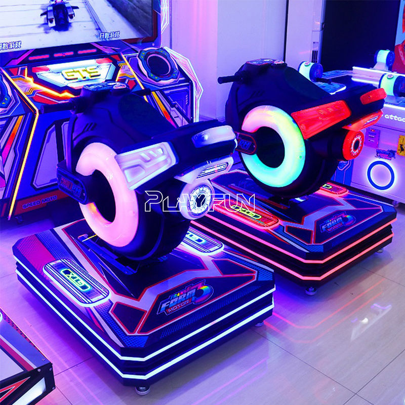PlayFun Hot Sales Motion 2 Player Small Kids Racing Motor Video Game Coin Operated Commerce Race Car Arcade Game