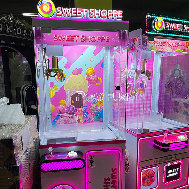 Wholesale Indoor Playground Coin Operated Sweet  Shoppe  Claw Machine Snack Gift Doll Candy Vending Machine