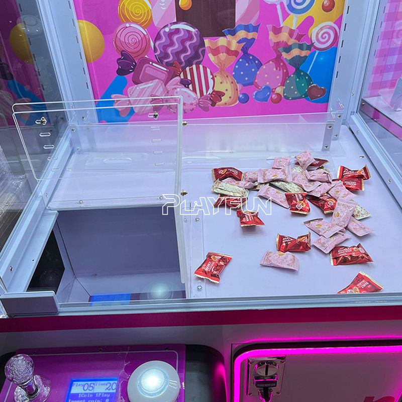 Wholesale Indoor Playground Coin Operated Sweet  Shoppe  Claw Machine Snack Gift Doll Candy Vending Machine