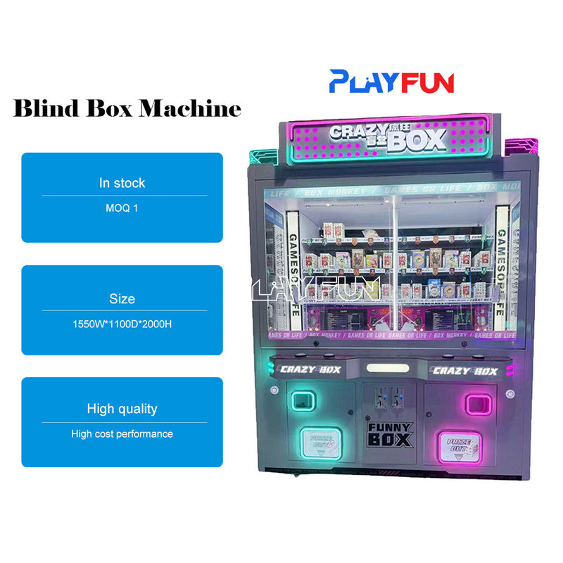 Commercial Automatic Crazy Blind Box Lucky Gifts Kids Toys Mystery Blind Box Vending Machine