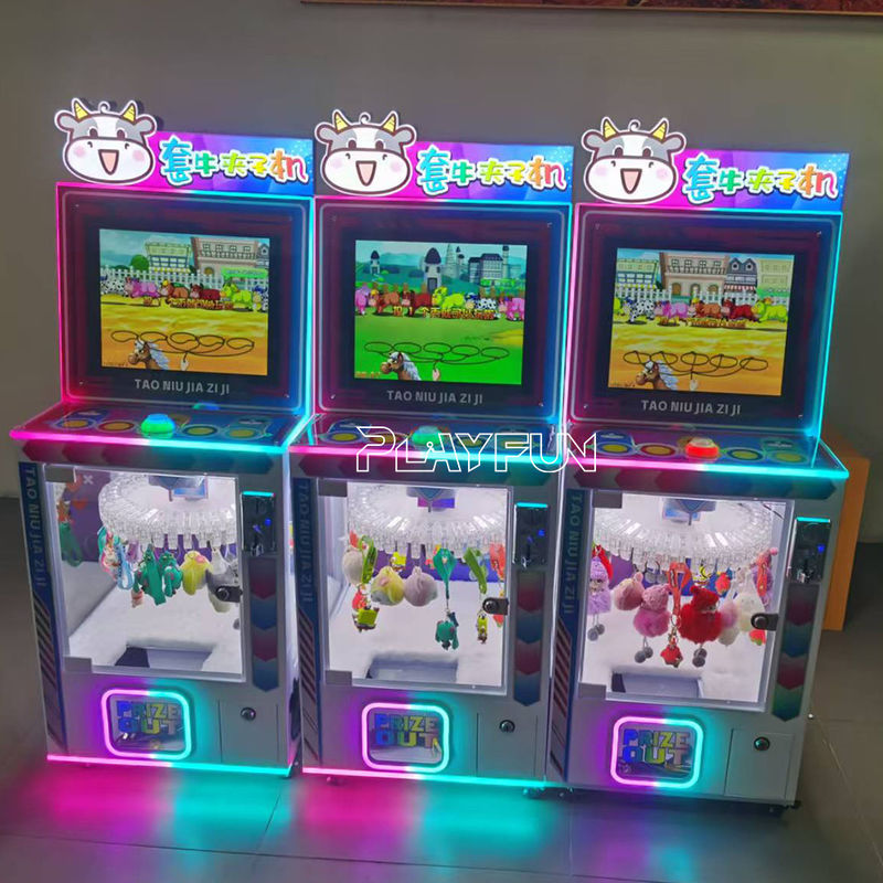 Children's Entertainment Coin Operated Clamp Clip Gift Vending Game Machine Win Prize Game Machine