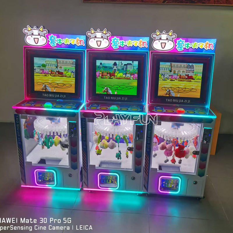 Children's Entertainment Coin Operated Clamp Clip Gift Vending Game Machine Win Prize Game Machine