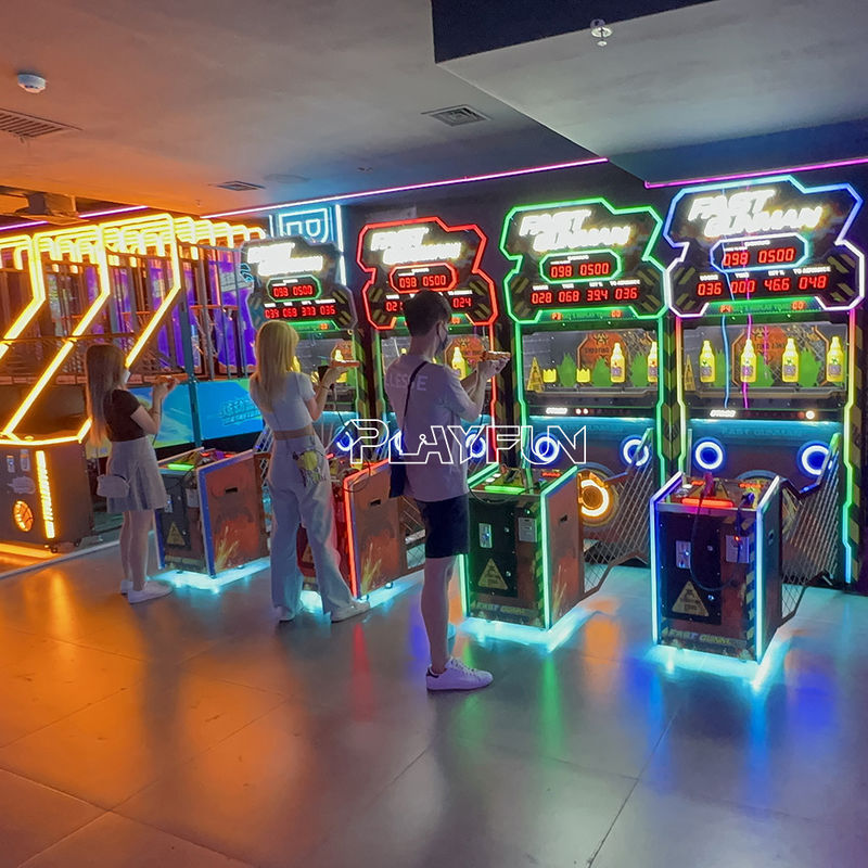 Hot Sale Playfun Fast Gunman Shooting Arcade Game Indoor Amusement Coin Operated Shoot Gun Shooting Games Machine for Kids