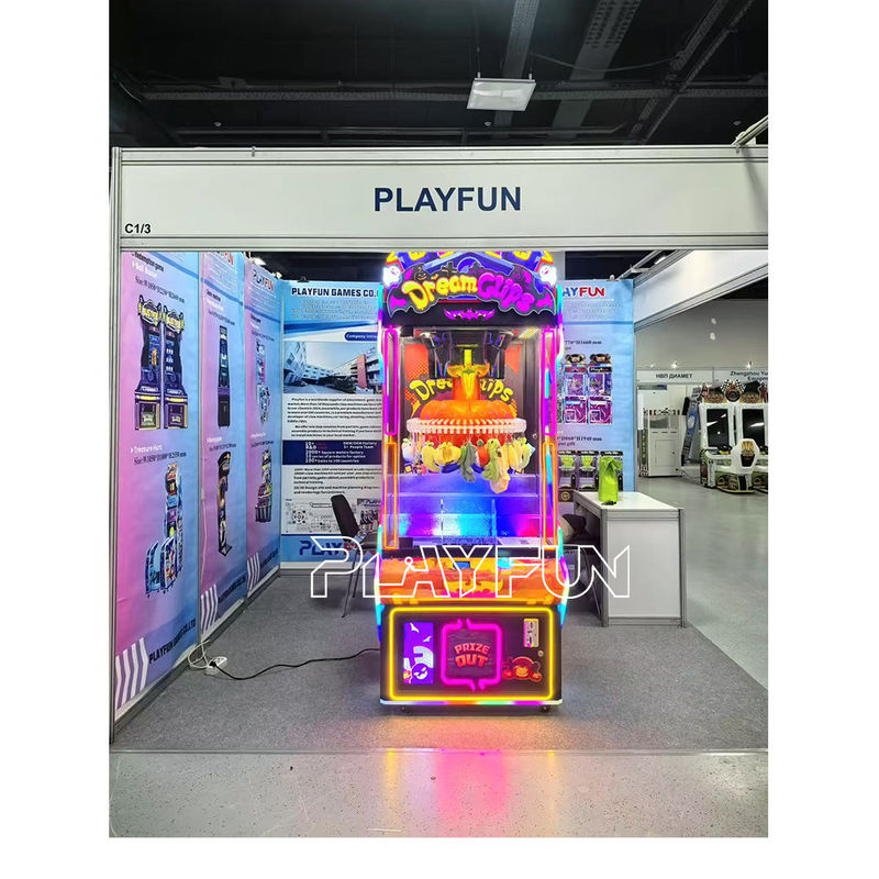 European Popular  Dream Clips Coin Operated Gift Game With Controllable  60-Clip  Clamp Vending  Machine Snack  Gift Machine