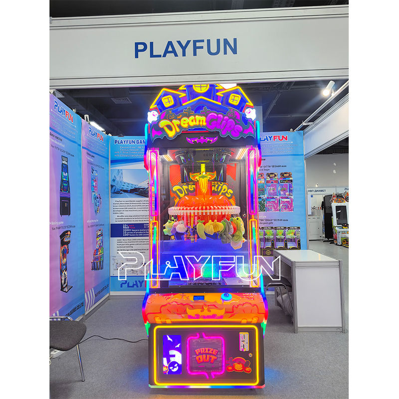 European Popular  Dream Clips Coin Operated Gift Game With Controllable  60-Clip  Clamp Vending  Machine Snack  Gift Machine
