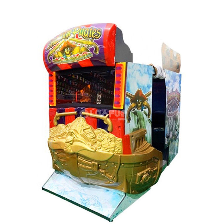 PlayFun Factory Directly Sale Amusement Park Mall Coin Operated 4 in 1 Firearms Shooting Arcade Video Game Machine for Kids