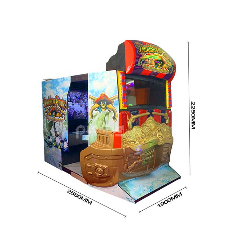 PlayFun Factory Directly Sale Amusement Park Mall Coin Operated 4 in 1 Firearms Shooting Arcade Video Game Machine for Kids