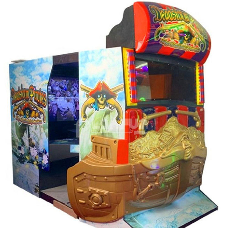 PlayFun Factory Directly Sale Amusement Park Mall Coin Operated 4 in 1 Firearms Shooting Arcade Video Game Machine for Kids