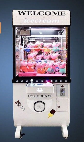 Wholesale Coin Operated Uncle Cow Arcade Doll Machine Claw Crane Prize Gift Game Machine for Kids and Adults