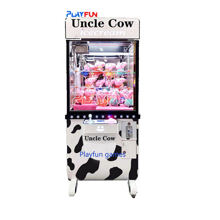 Coin Operated Entertainment Center Claw Uncle Cow Crane Prize Gift Game Machine for Sale