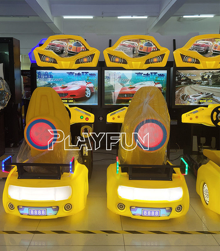 Playfun Coin Operated Arcade Game 42 Inch LCD Outrun  Driving Simulator Arcade Games Luxury Outrun Racing Game Machine