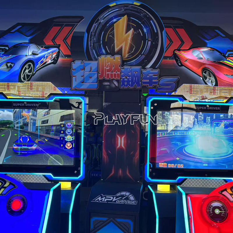 Dynamic Motion Seat Racer Coin Operated Initial D Moto Gp Mari-O Kart Crusin Blaster Simulator Arcade Car Racing Game Machine