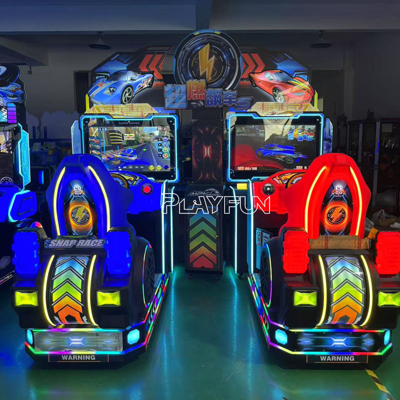 Dynamic Motion Seat Racer Coin Operated Initial D Moto Gp Mari-O Kart Crusin Blaster Simulator Arcade Car Racing Game Machine