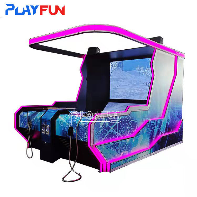 PLAYFUN Most Selling Products Coin-operated Arcade 2 Players Big Screen Shooting Hunter  Simulation Machine