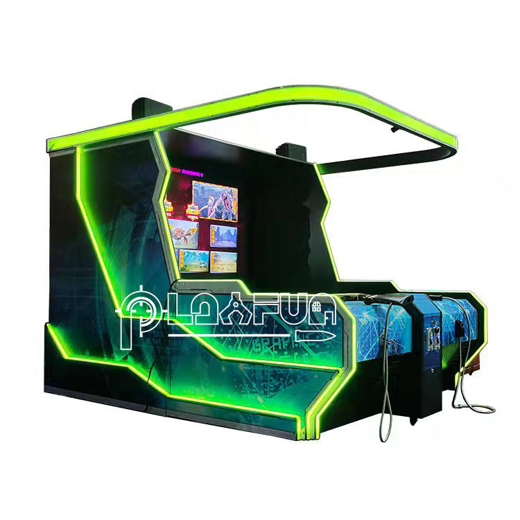 PLAYFUN Most Selling Products Coin-operated Arcade 2 Players Big Screen Shooting Hunter  Simulation Machine