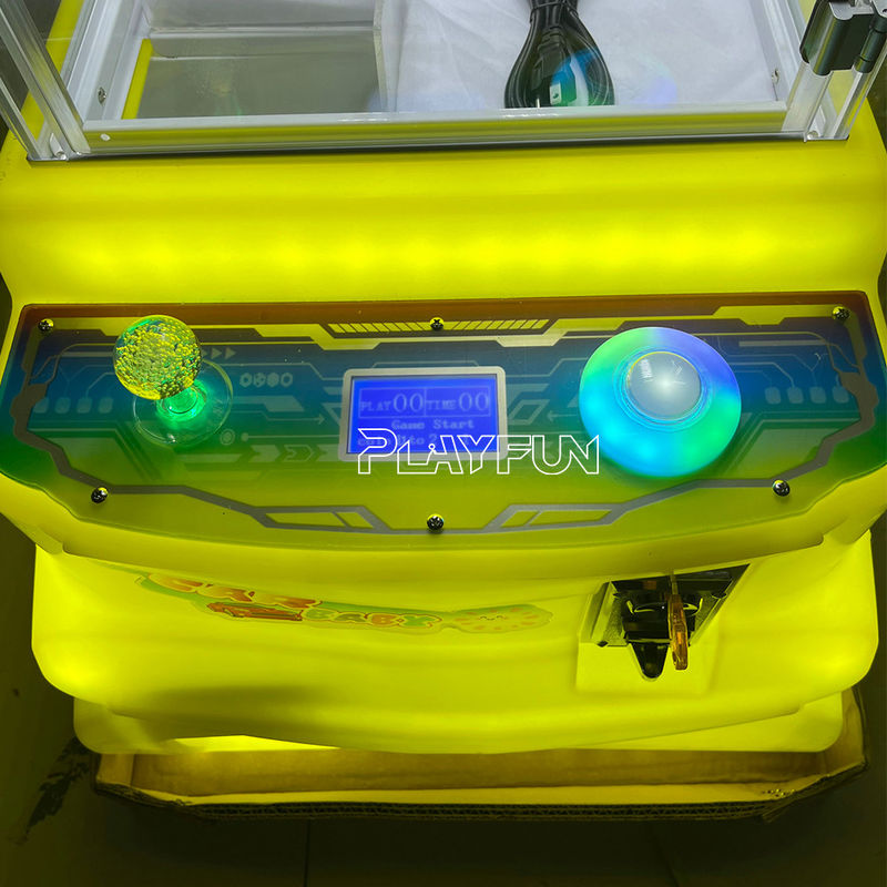 Playfun Factory Wholesale Coin Operated Mini Car and Plush Toy Claw Machine Colorful Prize Vending Machine