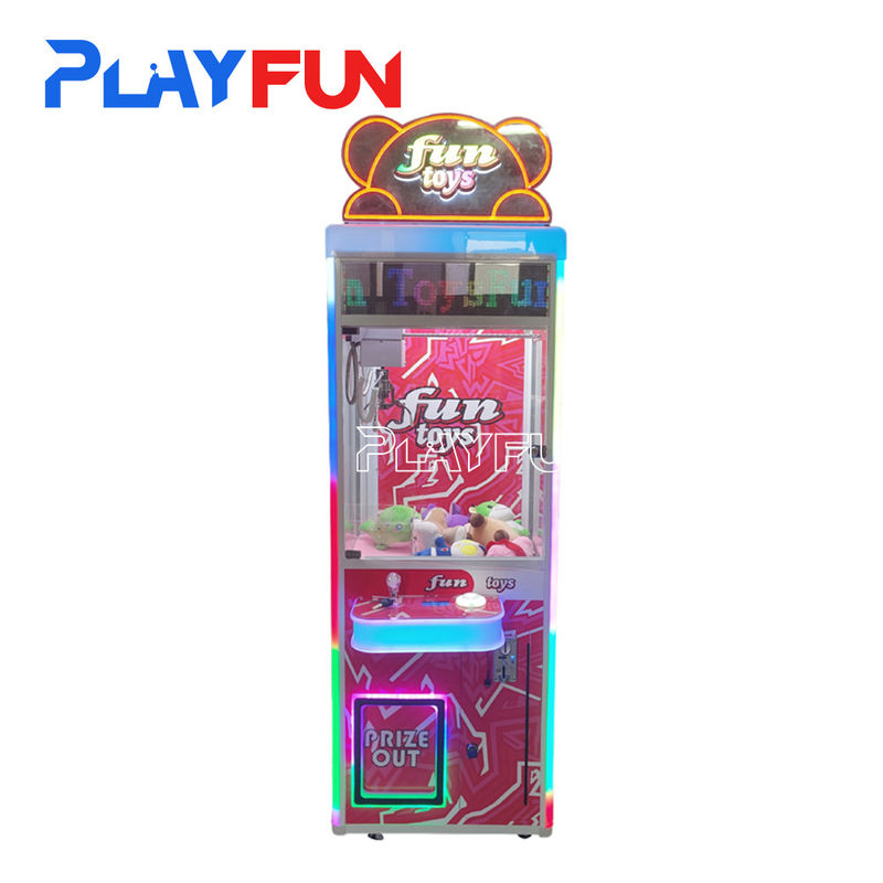 Playfun Factory Direct Sales Arcade Coin Operated Game Fun Toys Mini  Teddy Bear  Crane Claw Machine Mini Prize Machine