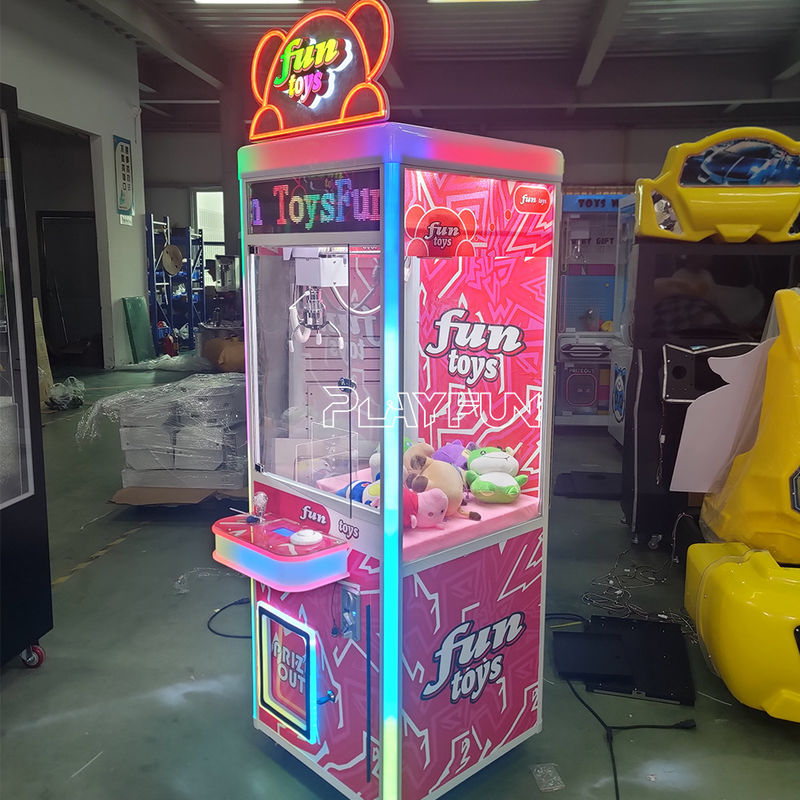 Playfun Factory Direct Sales Arcade Coin Operated Game Fun Toys Mini  Teddy Bear  Crane Claw Machine Mini Prize Machine