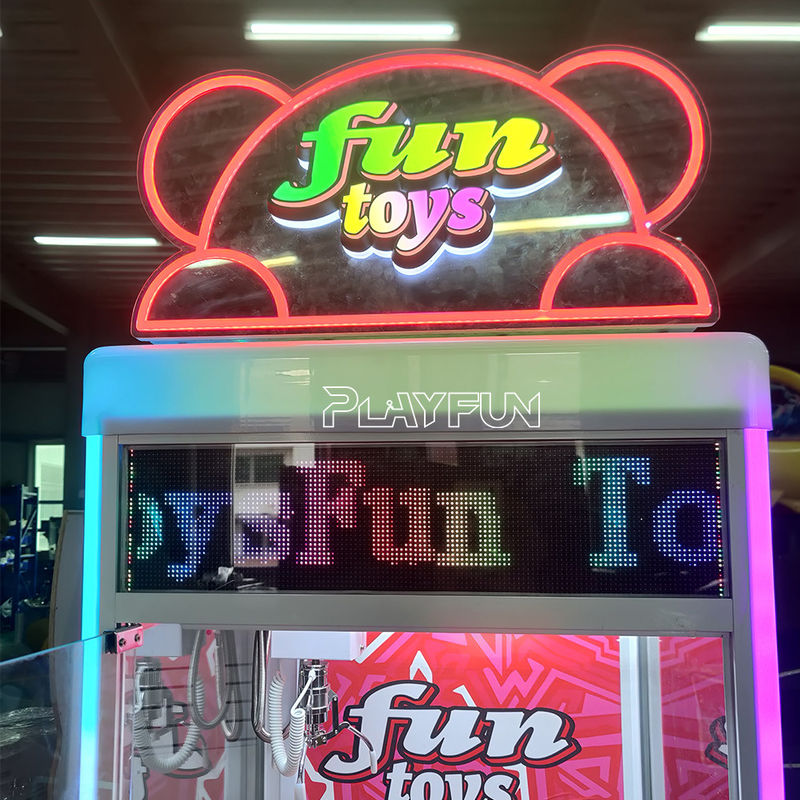 Playfun Factory Direct Sales Arcade Coin Operated Game Fun Toys Mini  Teddy Bear  Crane Claw Machine Mini Prize Machine