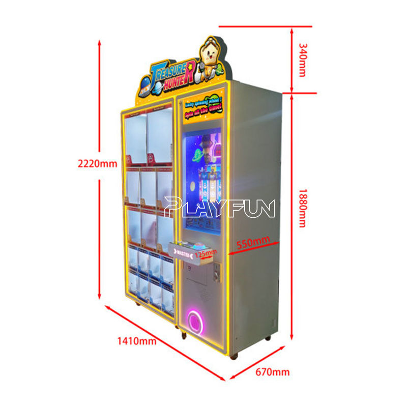 Playfun Coin Operated Family Entertainment Center Catching Treasure  Hunter Arcade Game Machine Happy Blind Box Gift Machine