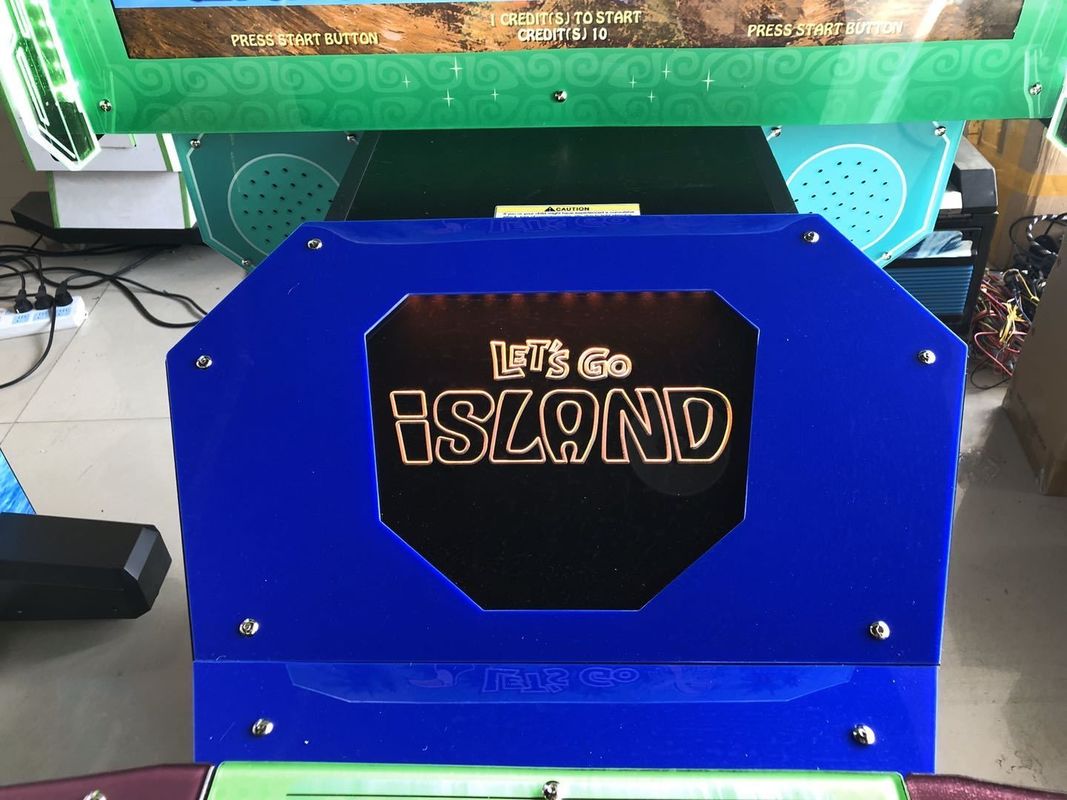 Amusement Park Indoor Arcade Coin Operated Games Let's Go Island Kids Gun Shooting Simulator Video Game Machine