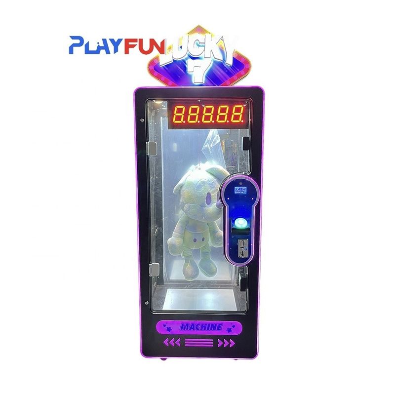 Playfun Lucky 7 Prize Machine Count Time Challenge Machine Cut Big Doll Toy Vending Game Machine