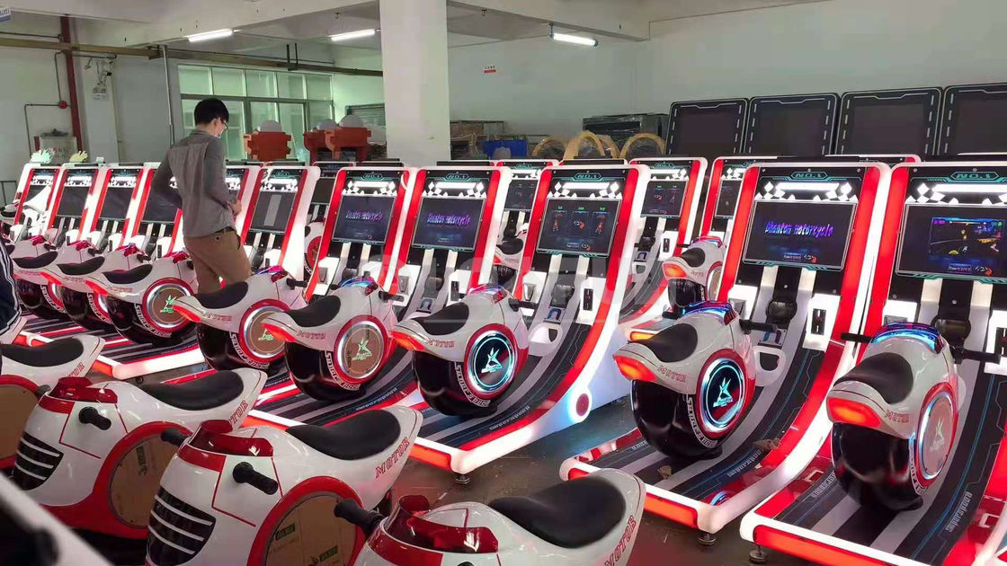 PlayFun New Coin Operated Kids Phantom Motor Super Motor Racing Game Arcade Motorcycle Motorbike Racing Gaming Machine