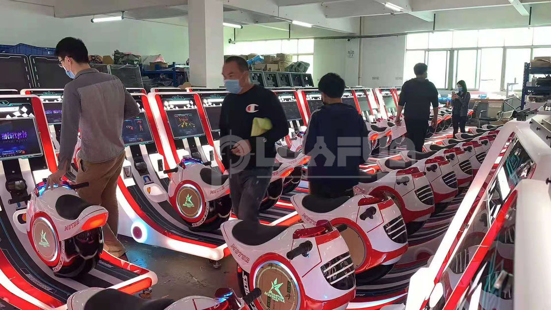 PlayFun New Coin Operated Kids Phantom Motor Super Motor Racing Game Arcade Motorcycle Motorbike Racing Gaming Machine
