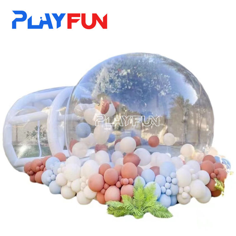Outdoor Camping Wedding Party Tent Transparent Dome Tent Pvc Globe Clear Party Inflatable Bubble Ballon House