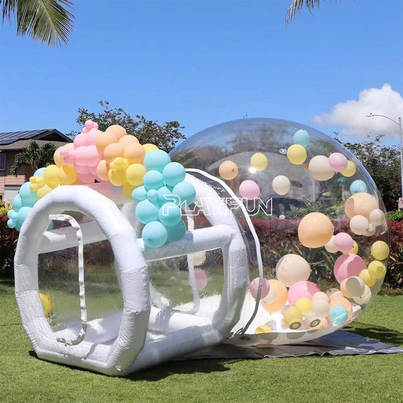 Outdoor Camping Wedding Party Tent Transparent Dome Tent Pvc Globe Clear Party Inflatable Bubble Ballon House