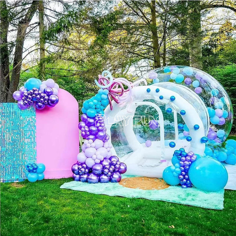 Outdoor Camping Wedding Party Tent Transparent Dome Tent Pvc Globe Clear Party Inflatable Bubble Ballon House