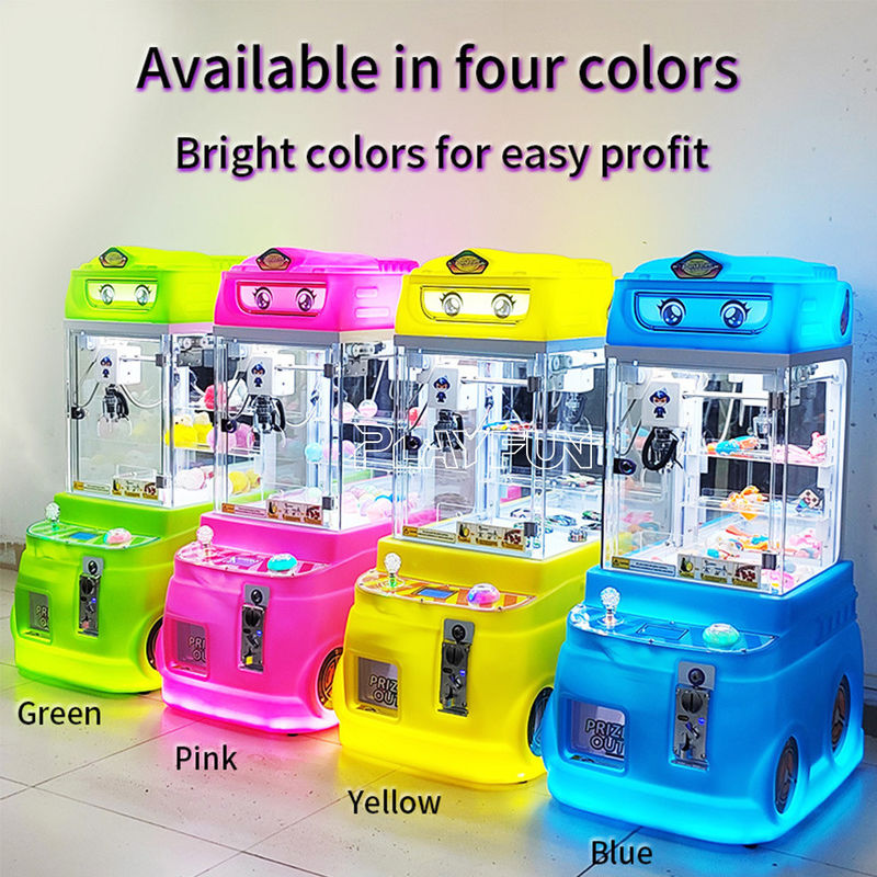 Playfun Factory Directly Price Super Man Mini Commercial Small Doll Coin Operated Toy Crane Claw Machine for Mexican Market
