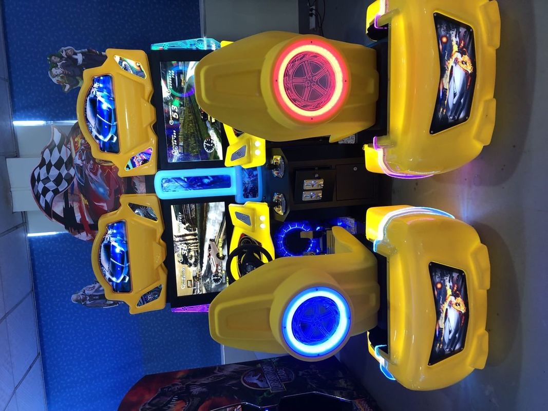 PlayFun Coin Operated  Luxury 2 Seats Racing Car Arcade Game Machine Simulator Video Game Machine