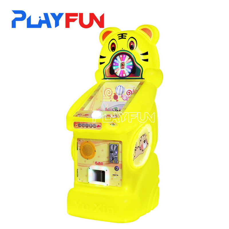 Amusemment Park Coin Operated Children Cut Tiger Candy Gashapon Lollypop Capsule Toy Arcade Game Machine for Kids