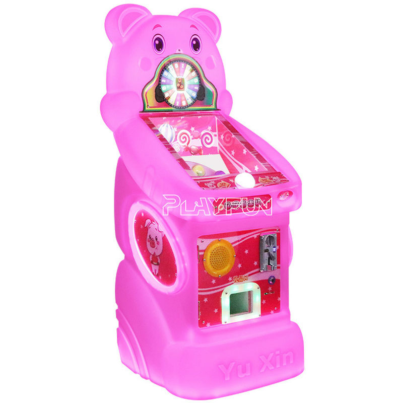 Amusemment Park Coin Operated Children Cut Tiger Candy Gashapon Lollypop Capsule Toy Arcade Game Machine for Kids