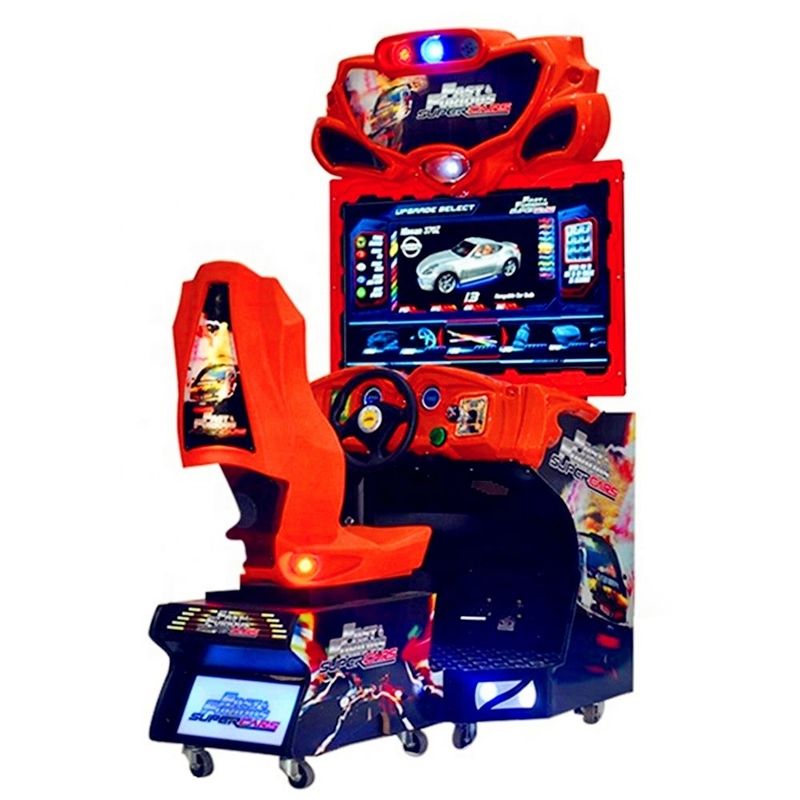 PlayFun Arcade Fast Furious Racing Car Coin Operated Game Machine Drive Simulator Machine