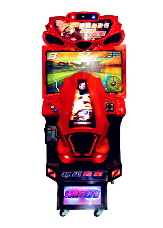 PlayFun Arcade Fast Furious Racing Car Coin Operated Game Machine Drive Simulator Machine