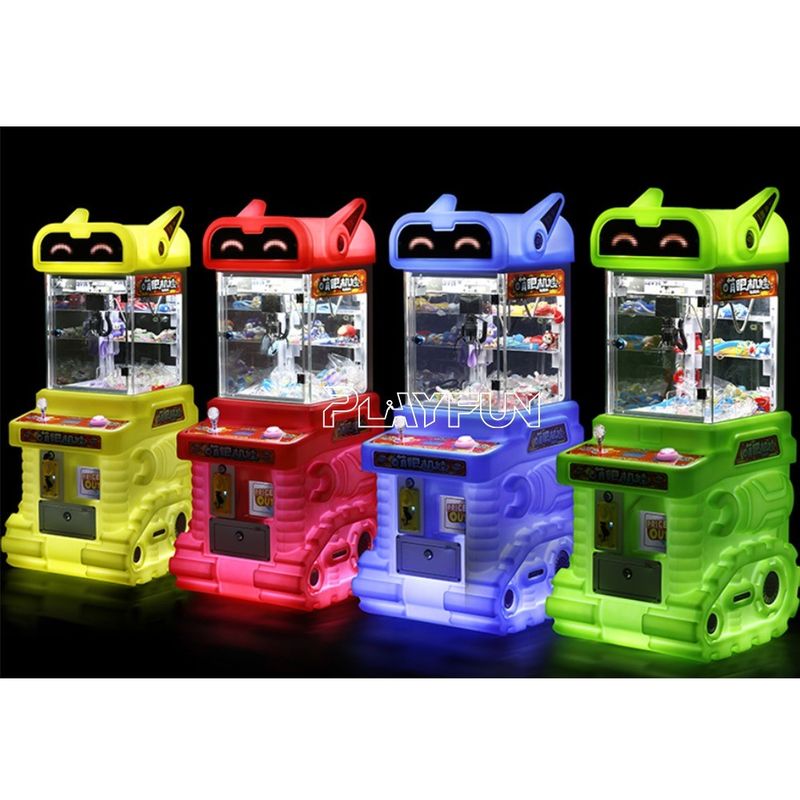 Playfun Factory Directly Price Super Man Mini Commercial Small Doll Coin Operated Toy Crane Claw Machine for Mexican Market