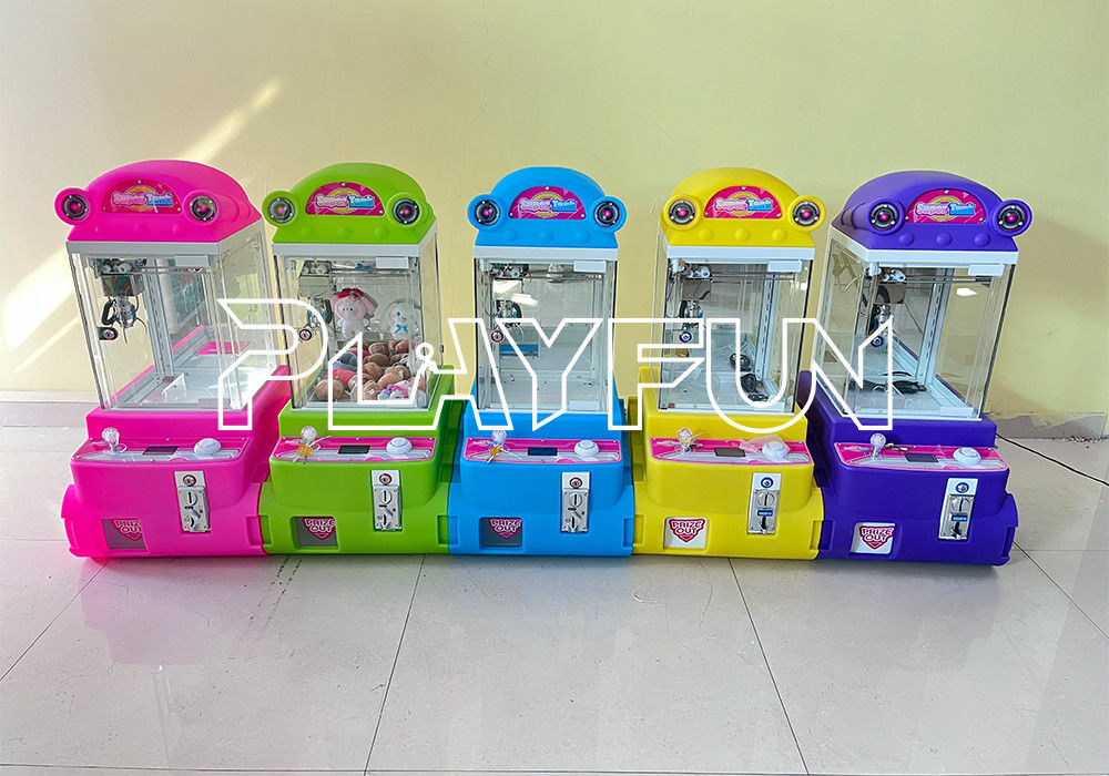 Playfun Factory Directly Price Super Man Mini Commercial Small Doll Coin Operated Toy Crane Claw Machine for Mexican Market