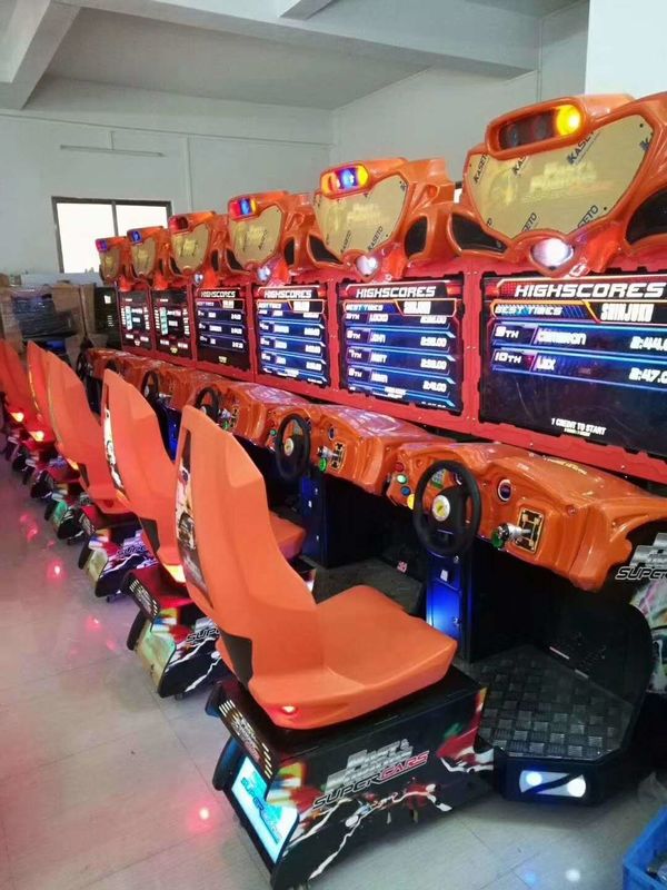 PlayFun Coin Operated Twin Simulator Seat Video Driving Drive Fast and Furious Game Room Zone Arcade Racing Car Game Machine