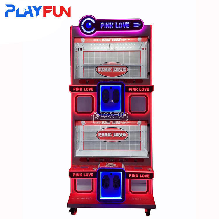 Coin Operated Games Arcade Kids Game Transparent Glass Small 4 Players Mini Claw Crane Machine Prizes