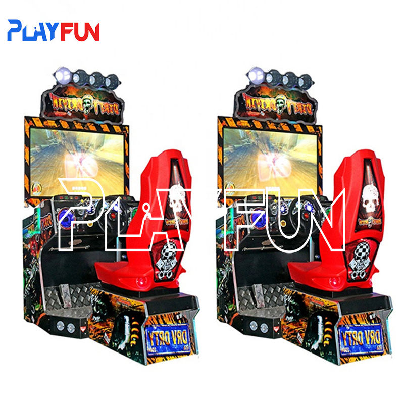 PlayFun Coin Operated Car Racing Arcade Drive Simulator Machine Game Machine Dirty Driving Arcade Racing Car Game Machine