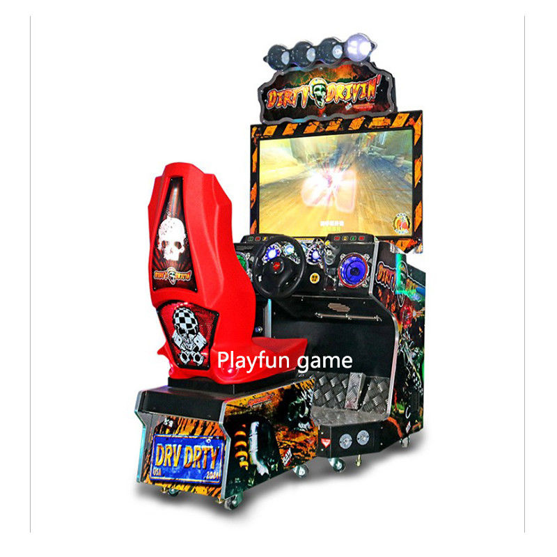 PlayFun Coin Operated Car Racing Arcade Drive Simulator Machine Game Machine Dirty Driving Arcade Racing Car Game Machine