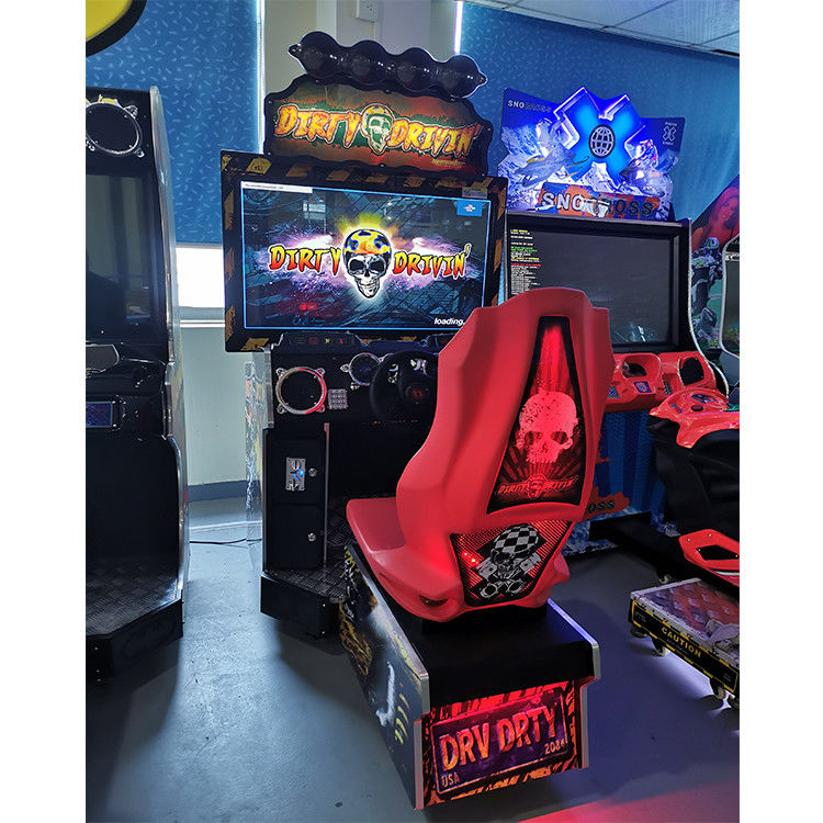 PlayFun Coin Operated Car Racing Arcade Drive Simulator Machine Game Machine Dirty Driving Arcade Racing Car Game Machine