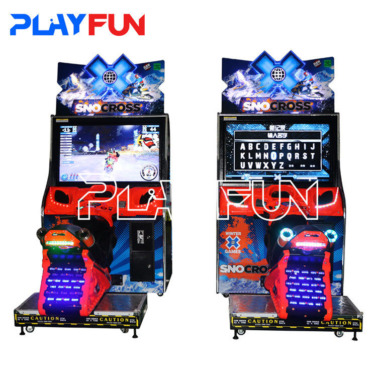 Indoor Amusement Park Game Center Resort  Snocross Motorbike Moto  Snow  Coin   Racing Game Machine  Arcade  Video Simulator