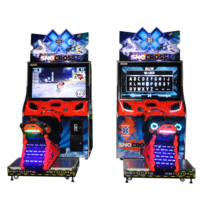 Indoor Amusement Park Game Center Resort  Snocross Motorbike Moto  Snow  Coin   Racing Game Machine  Arcade  Video Simulator