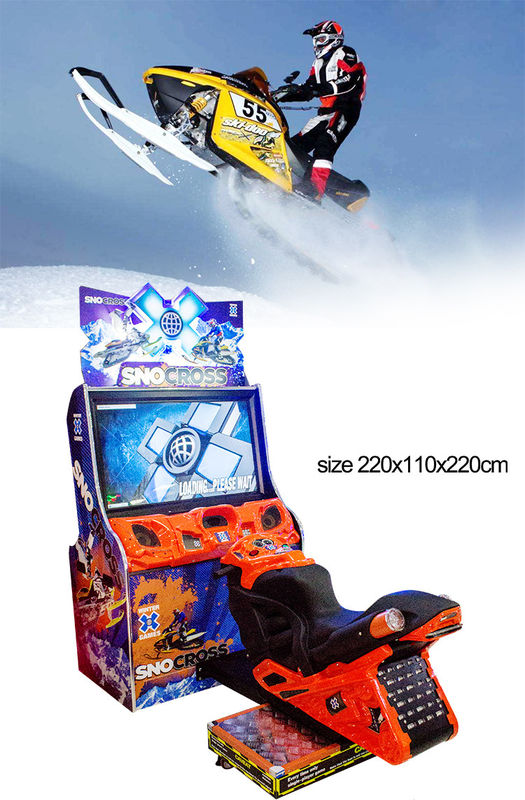 Indoor Amusement Park Game Center Resort  Snocross Motorbike Moto  Snow  Coin   Racing Game Machine  Arcade  Video Simulator